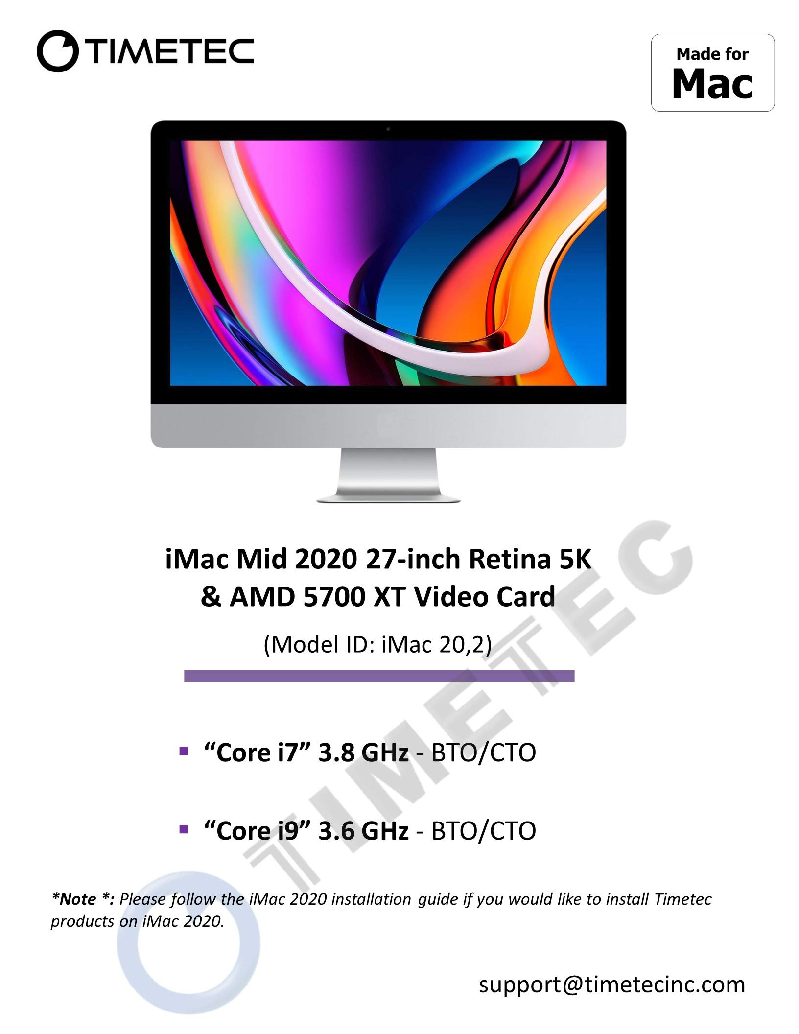 Timetec 32GB KIT(2x16GB) Compatible for Apple DDR4 2666MHz for Mid